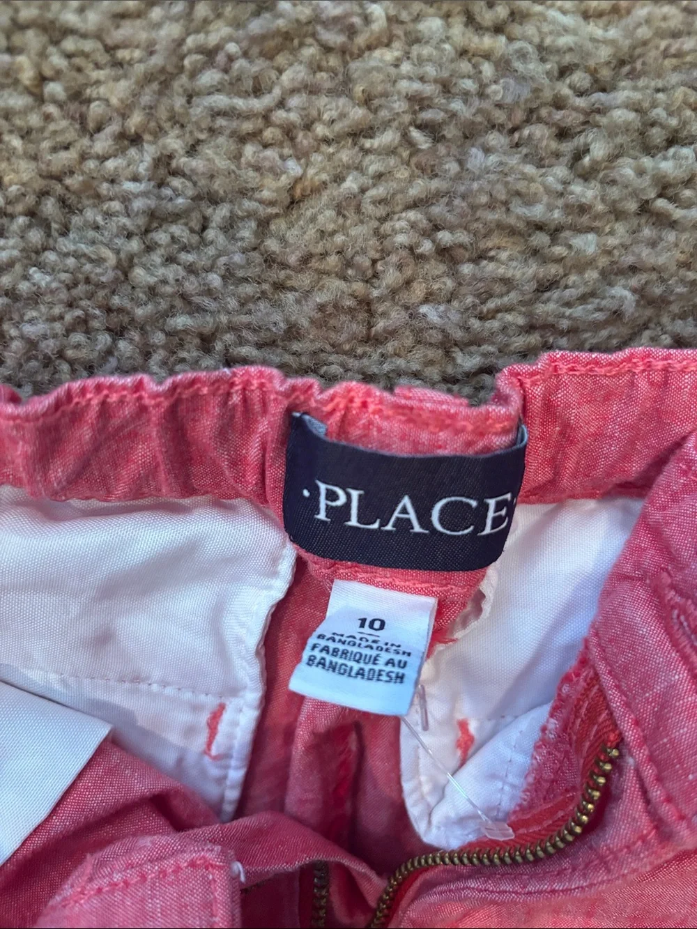NWOT Place Coral Pink Bermuda Shorts